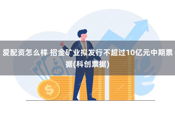 爱配资怎么样 招金矿业拟发行不超过10亿元中期票据(科创票据)