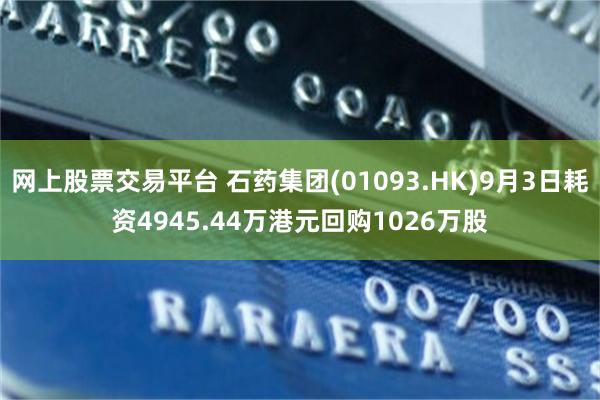 网上股票交易平台 石药集团(01093.HK)9月3日耗资4945.44万港元回购1026万股